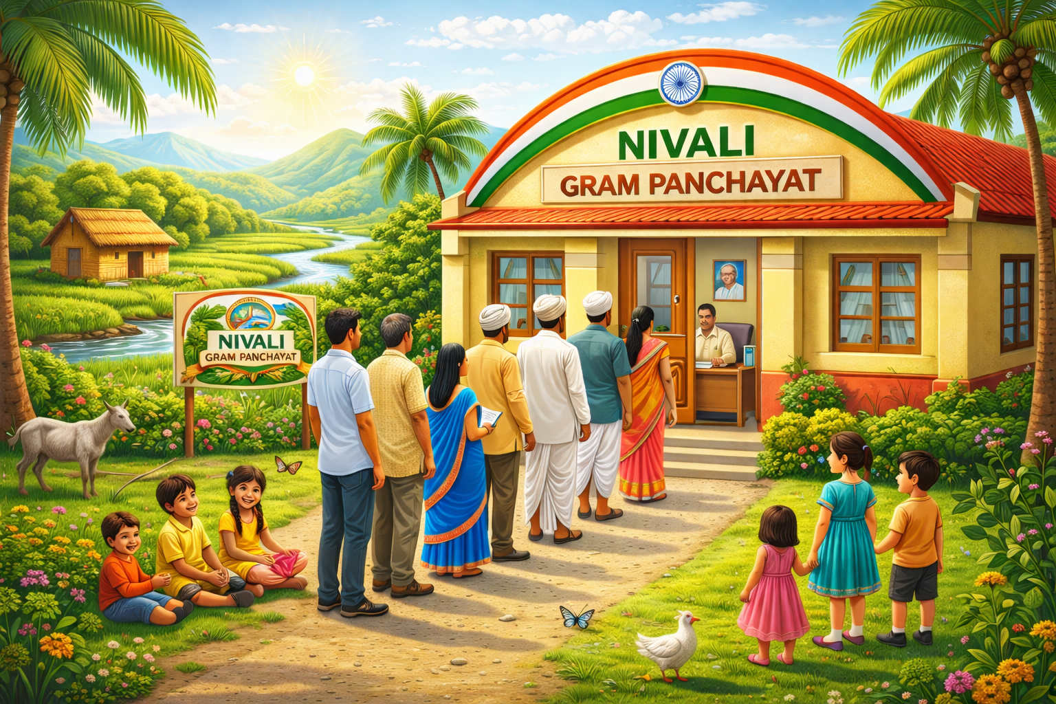 Nivali Gram Panchayat Building